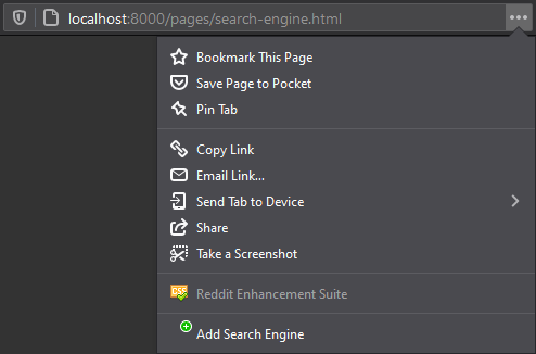 Add Search-engine